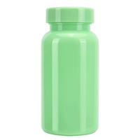 En stock – Bouteille/Pot en plastique PET vide avec bouchon à vis pour emballage médical (capsules, poudres, pilules)