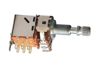 Potentiomètre rotatif à carbone simple 12 mm, potentiomètre double B1K 2K5K10K20K 50K 100K 500K, longueur du manche 15 mm 20 mm