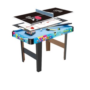 <span class=keywords><strong>Table</strong></span> de football de <span class=keywords><strong>table</strong></span> mobile de 44 pouces avec roues universelles pour l'intérieur, jeu familial parent-enfant, Baby Foot en PVC - Product Image 2