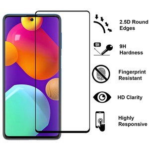 2.5D High Quality Full Glue Tempered Glass <b>Screen</b> <b>Protector</b> for samsung galaxy M62 IPhone 17 15 16pro <b>Phone</b> Glass - Product Image 2