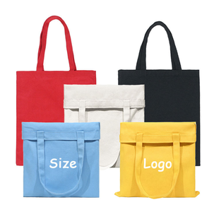 Bolsa de tela de algodón impresa personalizada con patrón geométrico ecológico para compras, con opción de personalización. - Product Image 3