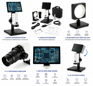 Écran tactile HD, stéréo, vidéo numérique continue pour les tests électroniques en usine et en laboratoire - Product Image 5