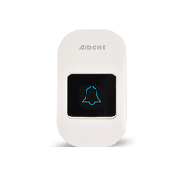 Aibont-Kit de timbre de puerta Dingdong a prueba de agua, rango de 1000 pies, inalámbrico, moderno, garantía de 3 años, 52 campanas, 5 niveles de volumen