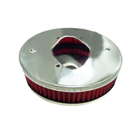 Filtre à air universel rond de haute qualité, haut débit, couleur personnalisée, lavable, réutilisable, pièces automobiles