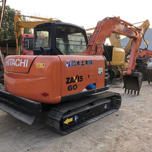 Livraison rapide, excavatrice d'occasion HITACHI ZX60-6, mini-excavatrice ZX70 ZX75, excavatrice sur chenilles de haute qualité à prix avantageux avec EPA - Product Image 1