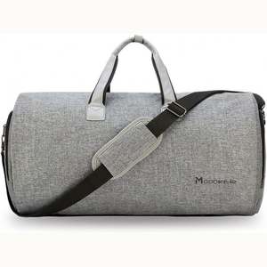 Free Sample Garment Travel <b>Bag</b> <b>for</b> Hanging Clothes Carry on Garment <b>Bag</b> with Shoulder Strap, Foldable <b>Suit</b> Travel <b>Bags</b> <b>for</b> Men - Product Image 1