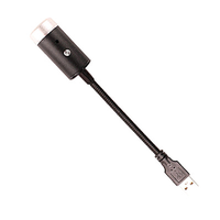 USB-Nachtlicht Sternenprojektor 3 Farbeffekte Auto-Dachsternenlichter Tragbares Romantisches Licht für Schlafzimmer