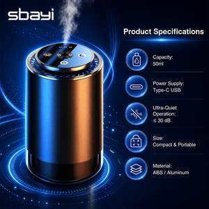 Difusor de Aceites Esenciales para <span class=keywords><strong>Auto</strong></span> Moderno, con Alimentación USB, Ecológico, con Encendido Automático, Humidificador Inteligente, Ambientador para <span class=keywords><strong>Auto</strong></span> - Product Image 2
