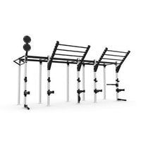 Équipement de musculation professionnel pour la force et le bodybuilding, Appareil d'entraînement fonctionnel, Rack de gym multi-combo personnalisé, Rack à squats, Power Rack