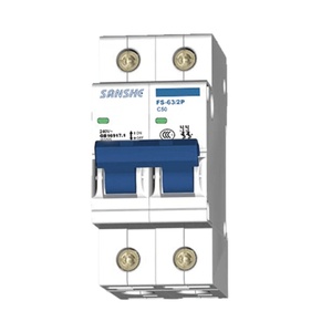 Interruttore Automatico Miniaturizzato SANSHE DC a 2 Poli, Stile Plastico, MCB C50, Interruttori Elettrici ad Aria e Vuoto - Product Image 1