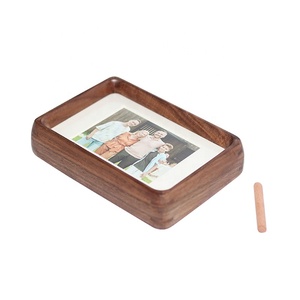 Factory Supplier Custom OEM Solid Black Walnut <strong>Wood</strong> Modern Stylish UV Printing Photo <strong>Frames</strong> - Product Image 5