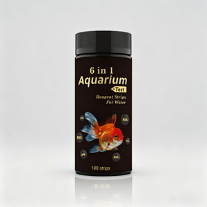 100 bandelettes <span class=keywords><strong>de</strong></span> test <span class=keywords><strong>d</strong></span>'aquarium 6-en-1 par bouteille pour eau douce et eau salée, kit <span class=keywords><strong>de</strong></span> test <span class=keywords><strong>d</strong></span>'eau pour aquarium, OEM disponible - Product Image 3