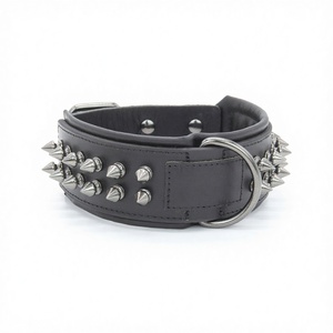 Collar para Perro Anti-Mordidas, Acolchado, con Remaches y Púas, para Todas las Estaciones - Product Image 1