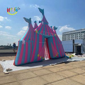 Arco de rayas coloridas <span class=keywords><strong>Carnaval</strong></span> gigante <span class=keywords><strong>entrada</strong></span> de circo inflable - Product Image 2