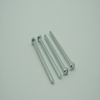 Goupille de positionnement en acier galvanisé à tête crantée et tige cylindrique lisse, taille personnalisée, modèle OEM usine 5*90