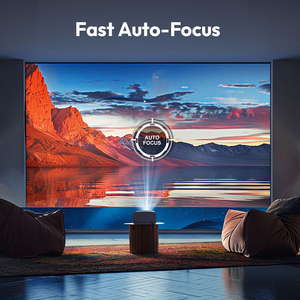 Projecteur <span class=keywords><strong>BYINTEK</strong></span> A18 600 Lumens, 20+ entrepôts mondiaux, projection de 40 à 200 pouces, 1920*1080P, projecteur de cinéma maison - Product Image 2