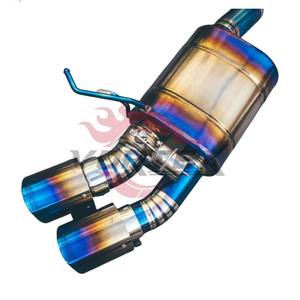 Sistema de Escape Trasero Valvetronic de Alto Rendimiento de Aleación de Titanio VORTEX, Acabado Quemado para Porsche Macan S GTS 3.0 3.6 2018-2025 - Product Image 3