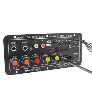 Tùy chỉnh 12V/24V/220V Hi-Fi loa siêu trầm bass Power Amp USB điều khiển từ xa công suất cao D30 bảng khuếch đại hiển thị xe ô tô âm thanh - Product Image 1