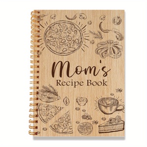 Cuaderno espiral <span class=keywords><strong>de</strong></span> tapa dura encantador <span class=keywords><strong>Libro</strong></span> <span class=keywords><strong>de</strong></span> recetas <span class=keywords><strong>de</strong></span> mamá con ilustraciones <span class=keywords><strong>de</strong></span> comida vibrante Cubierta <span class=keywords><strong>de</strong></span> papel - Product Image 3