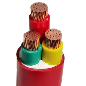 0.6/1KV CU/XLPE/PVC Unarmoured Copper Conductor 3 Core 16mm 25mm 35mm 50mm 70mm 95mm 120mm Power Cable