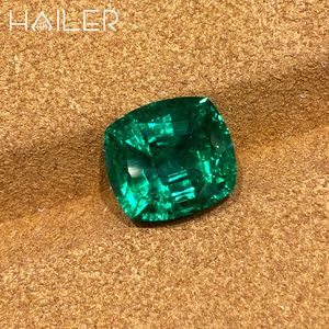 Groothandel Fabrikant Colombia Smaragd Kussen Gesneden 11*<span class=keywords><strong>12</strong></span> <span class=keywords><strong>Mm</strong></span> Echte Hydrothermale Lab Geteelde Smaragd Kralen - Product Image 5