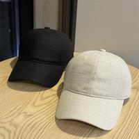 Casquette de baseball personnalisée non structurée, broderie OEM, style vintage, visière large structurée pour femme