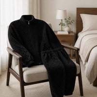 Ensemble de vêtements de détente en polaire sherpa confortable et chaud FEIYUE RTS, directement de l'usine, en stock