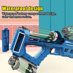 Jinying mainan air luar ruangan anak-anak, mainan musim panas tempur air otomatis isi ulang daya, pistol air elektrik dengan lampu untuk anak-anak - Product Image 5