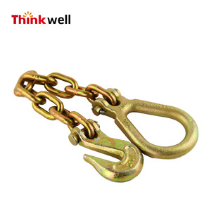 ข้อต่อโซ่เหล็กอัลลอยด์ Thinkwell ขนาด 14 มม. ชุบสังกะสี สำหรับรถเครน ลากจูง รถพ่วง กู้ภัย - Product Image 1