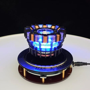 Reactor <span class=keywords><strong>de</strong></span> Arco Magnético Flotante <span class=keywords><strong>de</strong></span> Iron Man, Modelo <span class=keywords><strong>de</strong></span> Aleación con Luz LED, Decoración <span class=keywords><strong>de</strong></span> Escritorio, Colección Geek, <span class=keywords><strong>Regalo</strong></span> <span class=keywords><strong>de</strong></span> <span class=keywords><strong>Cumpleaños</strong></span> - Product Image 3