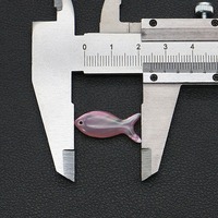 Pendentif en forme de coquillage, charme irisé, bijou marin, coquille de nacre MOP, pendentif en forme de poisson pour la fabrication de bracelets et de colliers