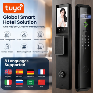 Cerradura Inteligente Totalmente Automática Tuya con Reconocimiento Facial 3D y Huella Dactilar para Puertas de Aluminio y Madera, Conexión Wifi - Product Image 3