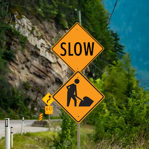 M Señal de seguridad de advertencia de aluminio Señal de estacionamiento de tráfico Placa de aluminio Señal de tráfico - Product Image 2