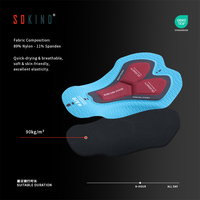 Sous-vêtements de sport unisexe grande taille personnalisables pour adultes, avec coussinets de cyclisme 3D antichoc pour le triathlon et le cyclisme en extérieur