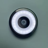 Lampu LED Bulat Bertenaga Baterai untuk Lemari Pajangan/Lemari/Penyangga & Dapur dengan Sensor PIR