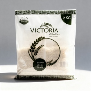 Custom Wholesale Logo Printed Rice <b>Bags</b> 5 kg Biodegradable 1Kg 2Kg 5Kg 10Kg <b>Vacuum</b> Plastic Rice Packaging <b>Bag</b> - Product Image 2