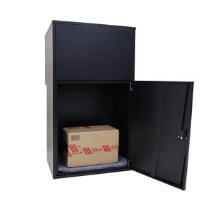 Caja de buzón de correo de acero para jardín al aire libre, Metal recubierto de polvo con bloqueo de llave, bloqueo seguro, buzón montado en la pared - Product Image 3