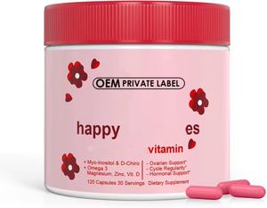 Cápsulas de Inositol Multivitamínico para la Hormona Feliz Femenina, 120 Unidades, Gran Venta - Product Image 1