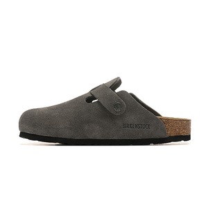 <span class=keywords><strong>Sabots</strong></span> Boston en daim taupe Tendance Printemps 2026 Mules orthopédiques du fabricant Semelle en liège souple Pantoufles à semelle souple Vente en gros Logo personnalisé - Product Image 3