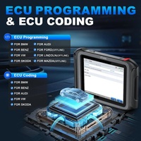 Analizador de Motor OBD2 D9S Pro con Escaneo Bidireccional y Programación de ECU, Pantalla Táctil de 9.7 Pulgadas para Diagnóstico Universal de Automóviles
