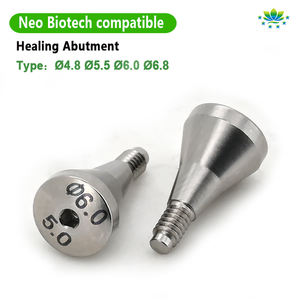 Neo Biotech <span class=keywords><strong>Titanium</strong></span> healrighing Abutment per la guarigione ottimale dei tessuti OEM ODM CAD/CAM grado 5 Blank in Stock 24H spedizione veloce - Product Image 4