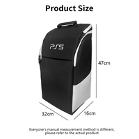 Sac de jeu imperméable antivol pour PS5 Sac à dos de jeu pour PS Play Station Ordinateur Sac à bandoulière Sac de rangement portable pour PS5