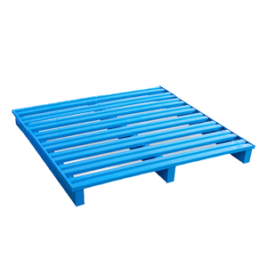 FARUIT Heavy Duty Zinc Galvanized Steel Pallets 1100x1100 2000kg Capacity Stackable & Assembled for Industrial <b>Storage</b> - Product Image 1