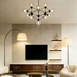 Juego de Mesa de Centro y Mueble para TV de Madera Minimalista Ajustable de Estilo Nórdico Moderno con Cajones para Sala de Estar o Apartamento - Product Image 1