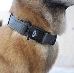 Kalung Anjing Berat yang Dapat Disesuaikan-Bahan Nilon Dipersonalisasi dengan Pita-Kancing Magnetik Lepas Cepat-Tahan Lama & Kuat - Product Image 6