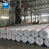 Géomembrane en polyéthylène HDPE OBOR, excellente performance de soudage, imperméable, anti-UV, revêtement pour bassins d'aquaculture et étangs à poissons