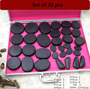 Piedras de Masaje Calientes, Calentador Eléctrico de Piedras de Basalto Energéticas, Aplicación Corporal, Caja de Regalo - Product Image 5