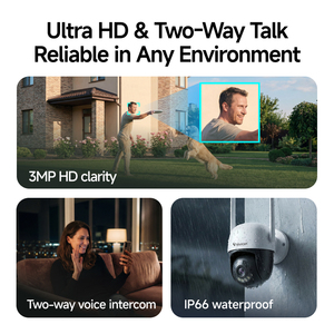 วีสตาร์แคม N8-4 4CH 3MP WiFi NVR ระบบกล้องรักษาความปลอดภัยโดมกลางแจ้ง IP66 กันน้ำการมองเห็นตอนกลางคืน 1296P H265 เสียงระยะไกล 10TB HDD - Product Image 4