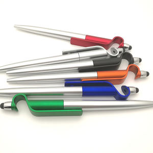 Bolígrafo con Pluma y Logotipo Personalizado, Soporte <span class=keywords><strong>para</strong></span> Teléfono Celular, Tinta Ecológica Azul/Negra, Tinta Efectiva - Product Image 2