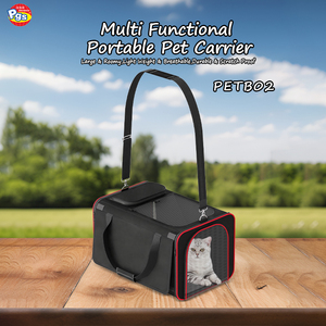 กระเป๋า PETB02อัจฉริยะปรับแต่งได้กระเป๋าขนส่งสัตว์เลี้ยงด้านข้างแบบนุ่มที่ผ่านการรับรองทางสายการบินกระเป๋าใส่สุนัขและแมวพับได้สำหรับการเดินทางของสัตว์เลี้ยง - Product Image 4